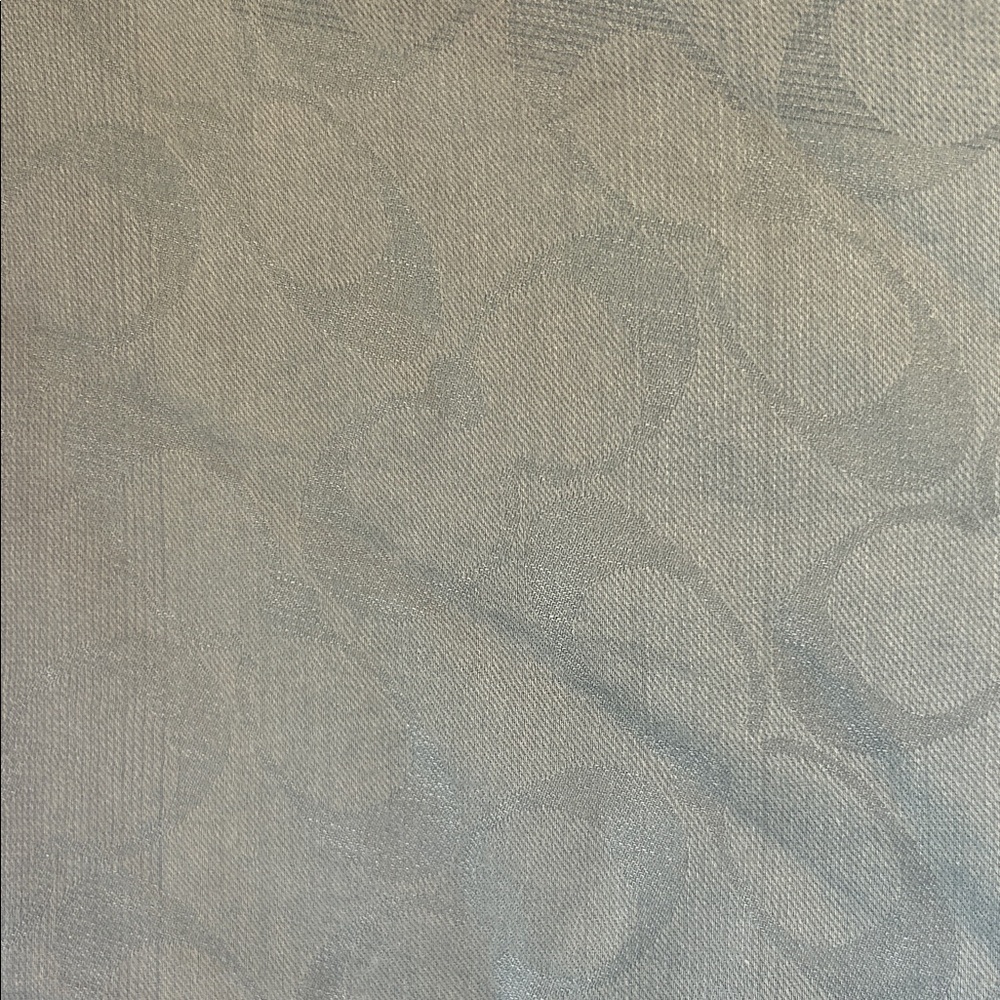 Coach Light Blue Signature Jacquard Scarf - Picture 4 of 9